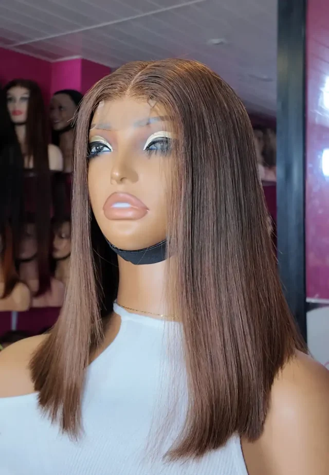 SDD longueur 12, closure 2x6 couleur marron miel