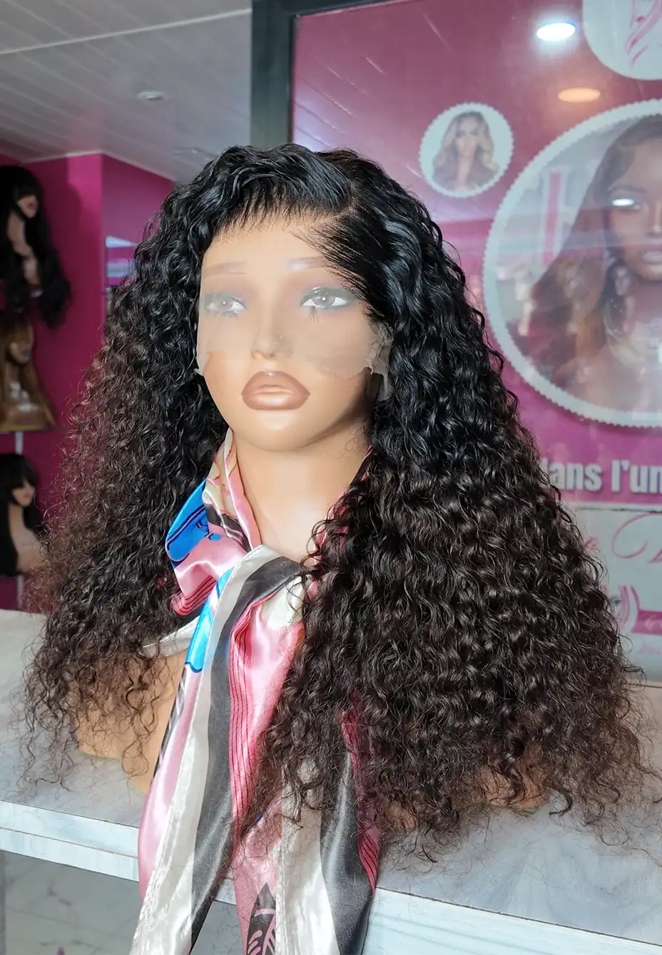 Vietnamienne deux tons marron ombré, lace 360°